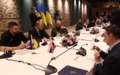 «Αντισηπτικό είναι όχι βότκα»: Το αστείο Ουκρανού διαπραγματευτή σε Ρώσο, για την δηλητηρίαση του Αμπράμοβιτς