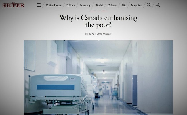 Πεινάς και είσαι άστεγος; Οι παγκοσμιοποιητές έχουν τη «λύση»: δωρεάν ευθανασία!