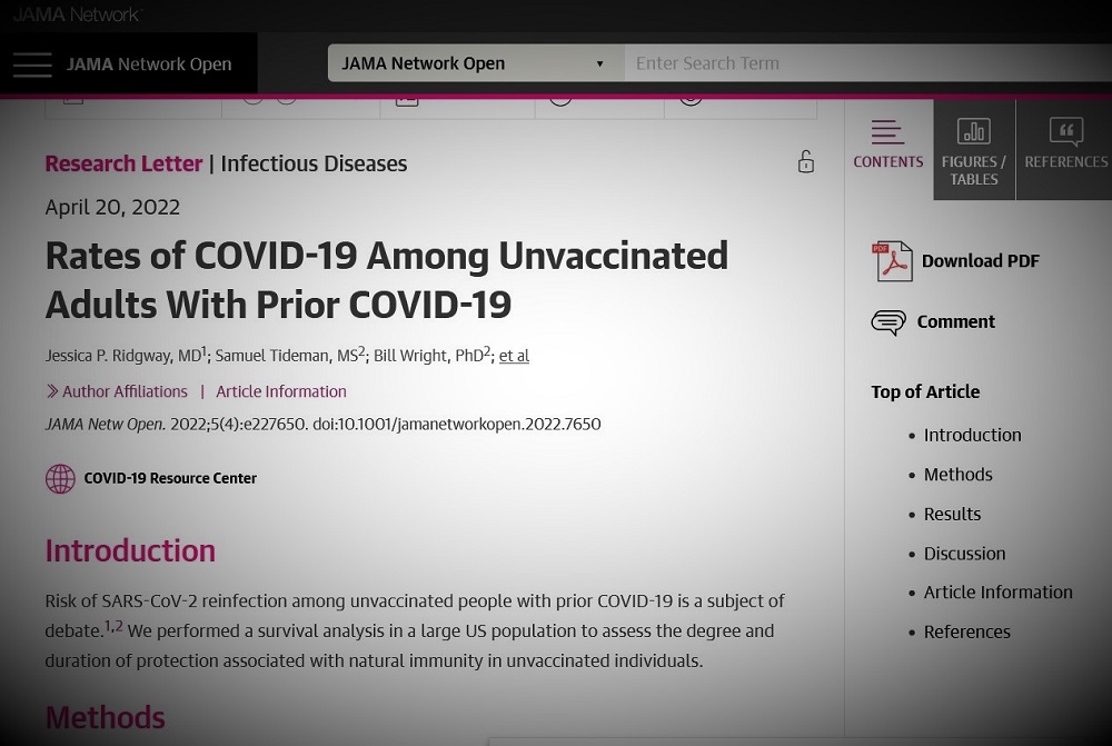 Covid-19: Η Νόσηση είναι ποιό αποτελεσματική από το Εμβόλιο, ως προς την ανοσία.