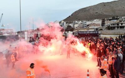Έκρυθμη η κατάσταση στο λιμάνι του Πειραιά, λόγω εργατικού ατυχήματος