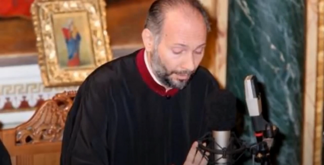 Βασιλεύς Ουράνιε, Δοξαστικό Πεντικοστής, ψάλλει ο άρχων μουσικοδιδάσκαλος της μ τ χ ε Χάρης Νταραβάνογλου” στο YouTube