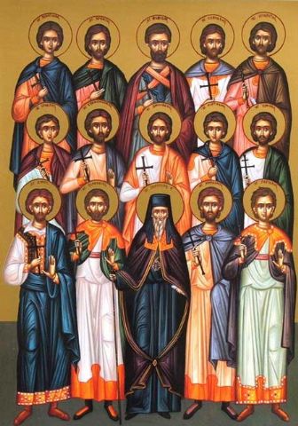 Οι Άγιοι Αφρικανός, Μάξιμος, Πομπήιος, Τερέντιος και άλλοι τεσσαράκοντα Μάρτυρες (Περικλής, Ηρακλής, Αγιος Ησαϊας, Αγιος Ηφαιστίων, Αγιος Θεμιστοκλής, Αγιος Θεόφραστος, Αγιος Θησεύς, Αγιος Θωμάς, Αγιος Ισοκράτης, Αγιος Λουκάς, Αγιος Μιλτιάδης, Αγιος Μνήσαρχος, Αγιος Ξενοφών, Αγιος Ομηρος, Αγιος Παρμενίων, κ.α)