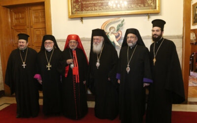Συνάντηση Αρχιεπισκόπου με τον Καθολικό Πατριάρχη Rafael Bedros IA’ Ο Αρχιεπίσκοπος Ιερώνυμος θεωρεί ότι οι αιρετικοί μονοφυσίτες είναι “Ορθόδοξοι”