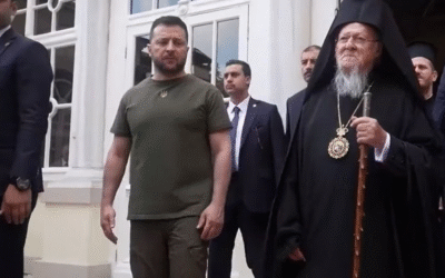 Ο ΕΒΡΑΊΟΣ ΖΕΛΈΝΣΚΙ ΣΥΜΠΡΟΣΕΥΧΗΘΗΚΕ ΜΕ ΤΟΝ ΟΥΝΊΤΗ ΒΑΡΘΟΛΟΜΑΊΟ