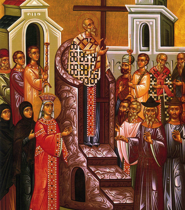 ΤΟΝ ΣΤΑΥΡΌΝ ΣΟΥ ΠΡΟΣΚΥΝΟΎΜΕΝ ΔΈΣΠΟΤΑ – Ο ΥΨΩΘΕΊΣ ΕΝ ΤΩ ΣΤΑΥΡΏ ΕΚΟΥΣΊΩΣ, Η ΎΨΩΣΗ ΤΟΥ ΤΙΜΊΟΥ ΣΤΑΥΡΟΎ