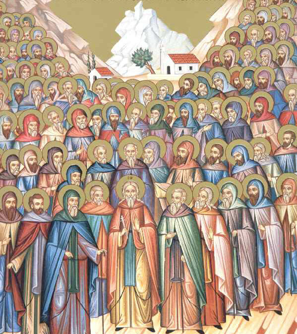 Όσιος Ιωάννης ο Ερημίτης και οι συν αυτώ Eνενήντα Oκτώ Θεοφόροι Πατέρες που ασκήτευσαν στην Κρήτη