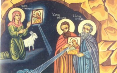Όσιοι Συμεών, Θεόδωρος κτήτορες της Ιεράς Μονής του «Μεγάλου Σπηλαίου» οι θαυματουργοί και Ευφροσύνη η ποιμενίδα η θαυματουργός