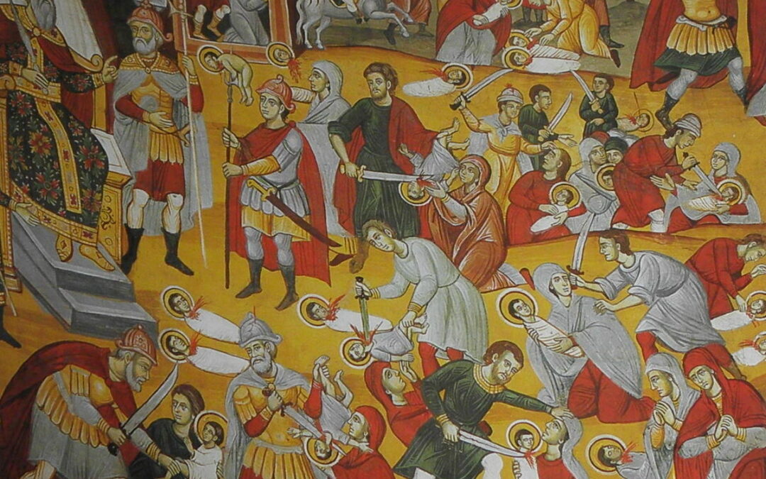 Τα Άγια Νήπια ( 14.000) που εσφάγισαν με διαταγή του Ηρώδη