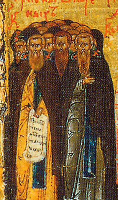 Άγιοι Αββάδες εν τη μονή του Αγίου Σάββα αναιρεθέντες, των λεγομένων Μαύρων