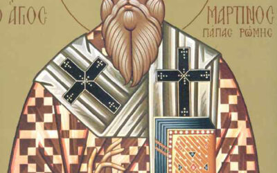Ο Ορθόδοξος Άγιος Μαρτίνος Πάπας Ρώμης και δύο Επίσκοποι, έναντι του Μονοθελητισμού