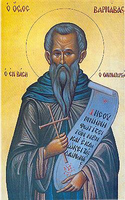 Όσιος Βαρνάβας ο θαυματουργός ο εν Λεμεσώ