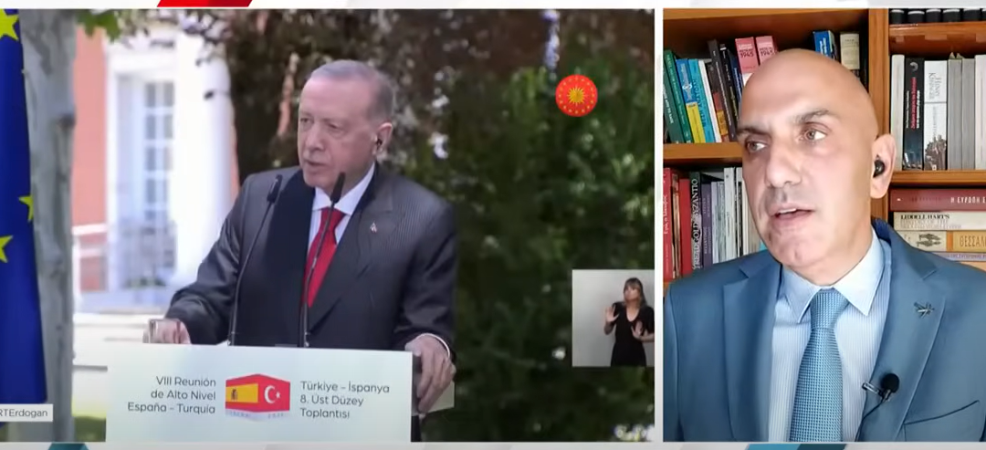 Νεύρα και αντίδραση Ερντογάν σε ερώτηση Ισπανού δημοσιογράφου