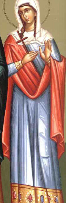 Οσία Ανθούσα η ομολογήτρια και οι Ιερές Εικόνες