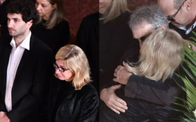 Κηδεία Κώστα Χαρδαβέλλα: «Έσπασε» η σύζυγός του, Μαρία Παναγοπούλου μέσα στην εκκλησία