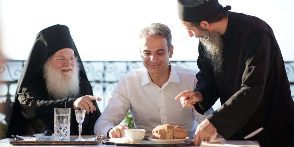 Ο ΑΦΟΡΙΣΜΈΝΟΣ ΠΡΩΘΥΠΟΥΡΓΌΣ ΣΤΟ ΆΓΙΟΝ ΌΡΟΣ (ΣΕ ΙΕΡΈΣ ΜΟΝΈΣ ΒΑΤΟΠΑΙΔΊΟΥ ΚΑΙ ΙΒΉΡΩΝ)