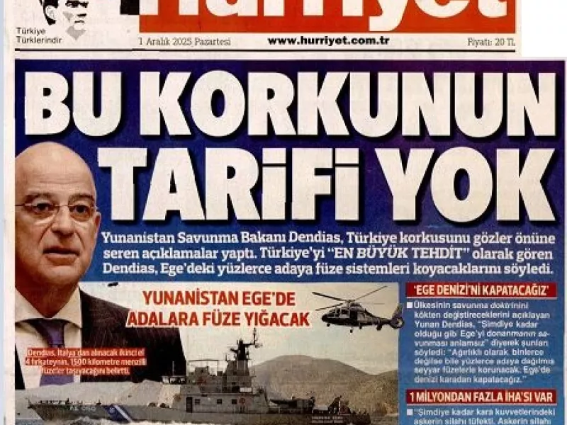 Τουρκία: «Σχέδιο της Ελλάδας να “κλειδώσει” το Αιγαίο – Θα αναπτύξει πυραύλους σε νησιά»