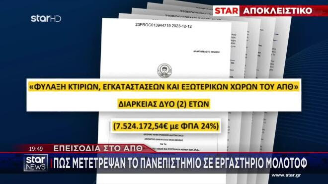 Επεισόδια στο ΑΠΘ: Ποιος ήταν ο ρόλος της εταιρίας σεκιούριτι