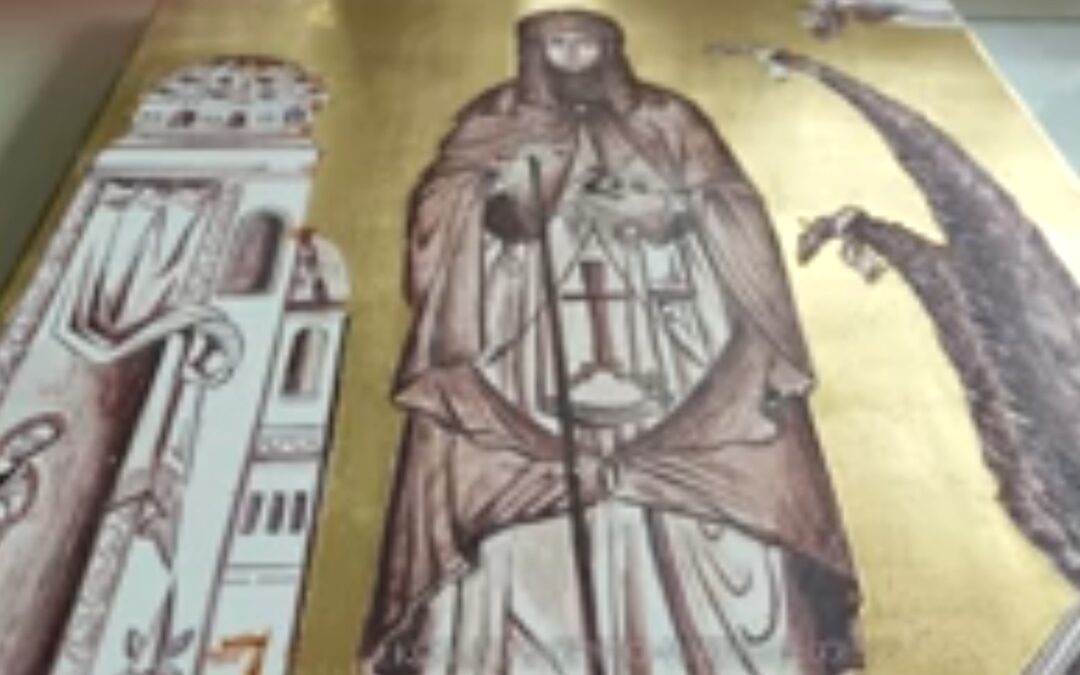 Αγιογραφία- Χρύσωμα 1: κολλητό χρυσό-oil gilding