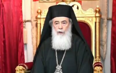 Μήνυμα ελπίδας, ενότητας και πίστης απηύθυνε ο Θεόφιλος Γ΄, Πατριάρχης Ιεροσολύμων